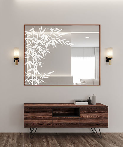 Dekorative Folie für Trennwand - Bambou - Infiniglass - zur Anwendung auf Glas / für Dusche / für Innenausbau