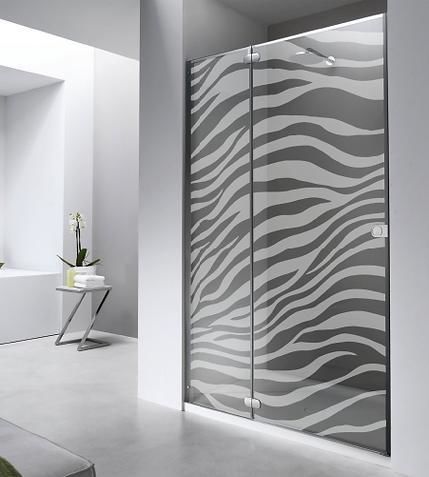 Ornamentglasscheibe - ZÉBRÉ - Infiniglass - Dekor