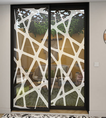Dekorative Folie / für Mobiliar - RÉSILLE MODERNE - Infiniglass - für Glastür / für Geländer / für Innenausbau