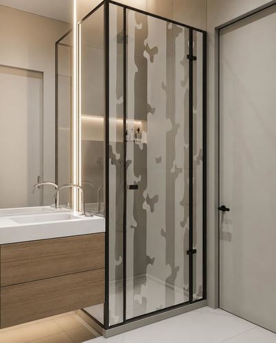 Glasscheibe mit Sandstrahlung - FLORAL EN COLONNES - Infiniglass - Struktur / isolierend / Ornament