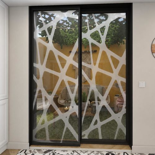 Glasscheibe mit Sandstrahlung - RÉSILLE MODERNE - Infiniglass - Struktur / VSG / Ornament