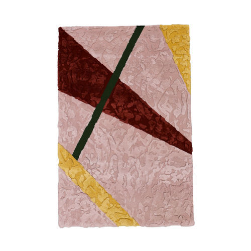 Moderner Teppich - DIAGONALIS - L'Atelier Bérengère Guénant - individuell gestaltbar / Wolle / Neuseelandwolle