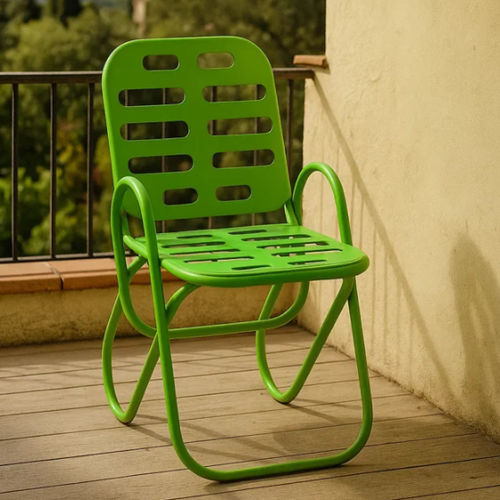 Stuhl / minimalistisches Design - IDRA - LL53 - für den Innenraum / für Außenbereich / Metall