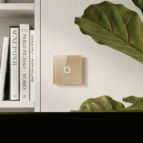 Tastschalter - PP-T01-A14B - LightON - Einbau / Vorderseite aus Hartglas / minimalistisches Design