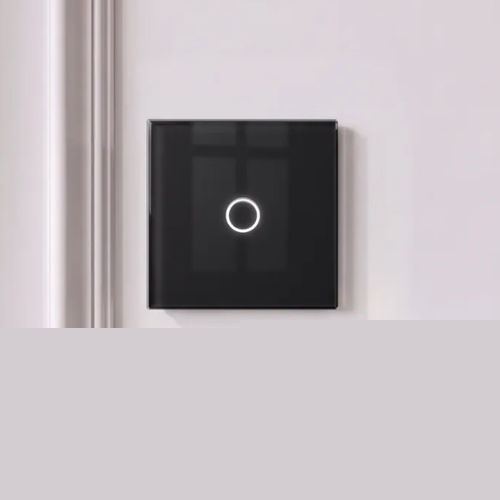 Tastschalter - PP-T01-A12B - LightON - Einbau / Metall / Vorderseite aus Hartglas
