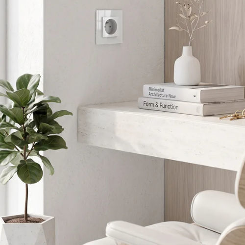 Wandmontierte Steckdose - FR-11 - LightON - bündig / modern / Objekteinrichtung