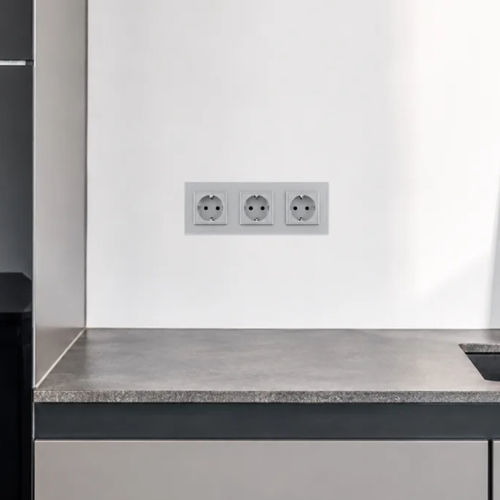 Multimedia-Steckdosenhalterung - A-3SR-13B - LightON