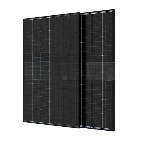 Monokristallines Photovoltaik-Solarmodul - 12748 - V-TAC - zweiseitig / mit Rahmen / black