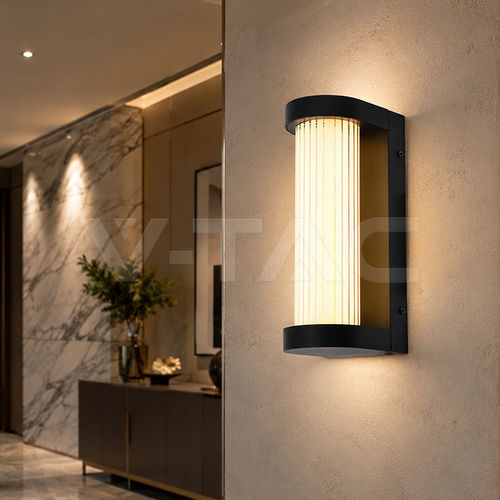 Moderne Wandleuchte - 24312 - V-TAC - Innenbereich / Aluminium / Edelstahl