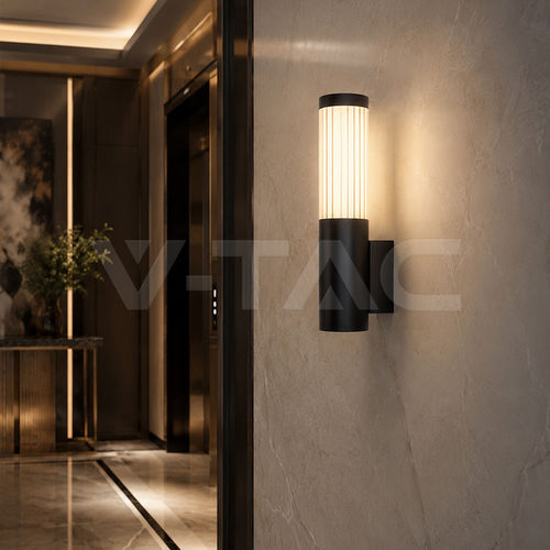 Moderne Wandleuchte - 24311 - V-TAC - für den Innenraum / Edelstahl / rund