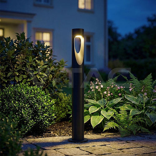 Leuchtpoller für Garten - 243526 - V-TAC - für öffentliche Bereiche / modern / Aluminium