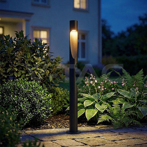 Leuchtpoller für Garten - 243536 - V-TAC - für öffentliche Bereiche / modern / Aluminium