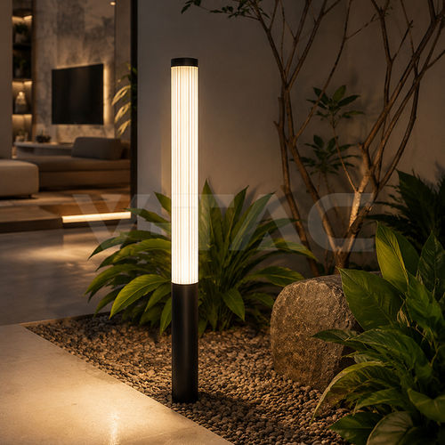 Leuchtpoller für Garten - 24313 - V-TAC - für öffentliche Bereiche / modern / Edelstahl