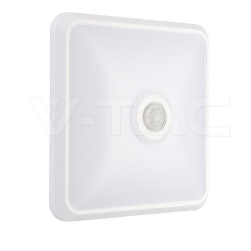 Moderne Deckenleuchte - 234196 - V-TAC - quadratisch / aus PC / LED