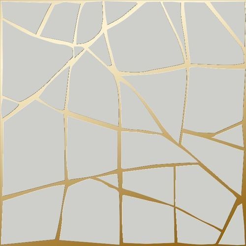 Porzellanfliesen - Kintsugi - ROCED - reflektierend / metallisiert / für den Innenbereich