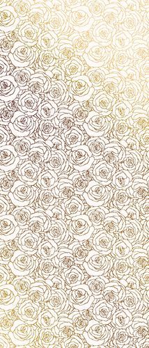 Porzellanfliesen - Roses Contour - ROCED - bedruckt / metallisiert / für den Innenbereich