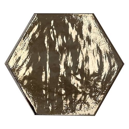 Sechseckige Fliese / Porzellan - Hexagon Provenza - ROCED - Hochglanz / metallisiert / matt