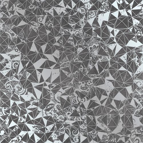 Porzellanfliesen - Trencadis - ROCED - metallisiert / für den Innenraum / Wand