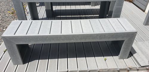 Moderne Polsterbank - SAUVES - Urban'Ex - aus recyceltem Material / Gestell aus Recyclingmaterial / für öffentliche Bereiche