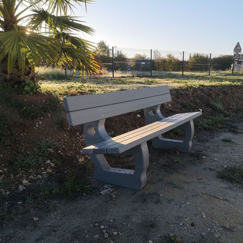 Moderne Bank - BCR - Urban'Ex - aus recyceltem Material / mit Rückenlehne / ohne Armlehnen