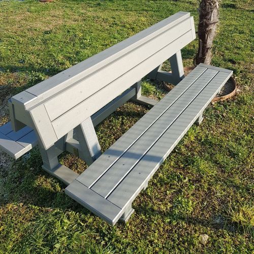 Moderne Bank - Urban'Ex - aus recyceltem Material / mit Rückenlehne / ohne Armlehnen
