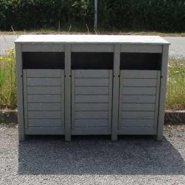 Metall-Abfallbehälter - PCT-3 - Urban'Ex - für Außenbereich / System / freistehend