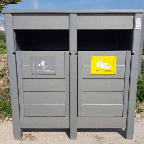 Metall-Abfallbehälter - PCT-2 - Urban'Ex - für Außenbereich / System / freistehend