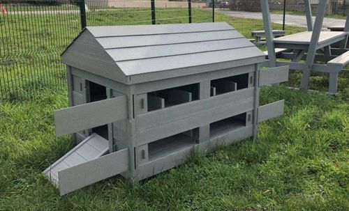 Hühnerstall für Außenbereich - Urban'Ex - Recyclingkunststoff
