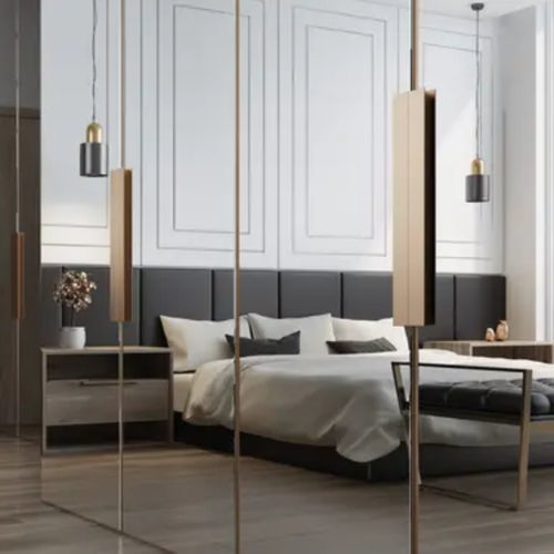 Wandmontierter Spiegel - MIRALITE&reg; EASYSAFE - Saint Gobain Glass France - für Hotels / für Schulen / für Kindergarten