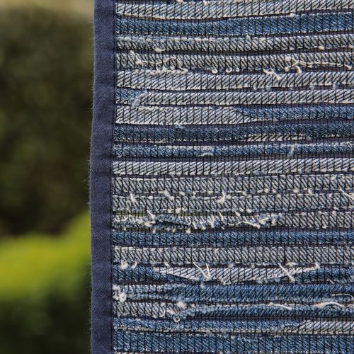 Möbelstoff - POLYDENIM - BISSON BRUNEEL - Rollo / einfarbig / Baumwolle