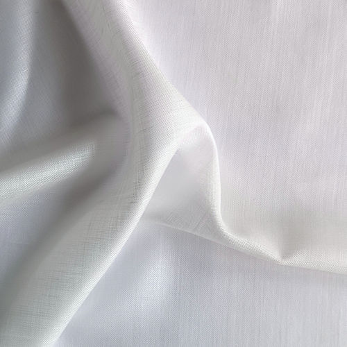 Vorhangstoff - WISPER - BISSON BRUNEEL - einfarbig / Polyester / waschbar