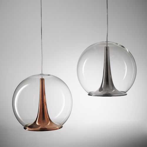 Hängelampe - TRUMPET - BOSA - geblasenes Glas / Keramik / modern