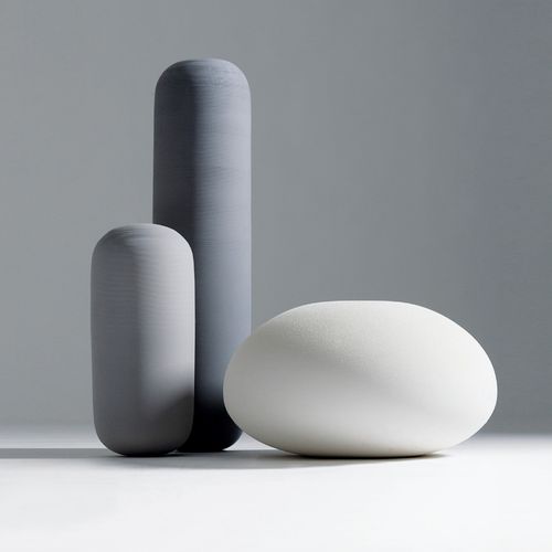 Moderne Vase - OOPS - BOSA - Keramik / weiß