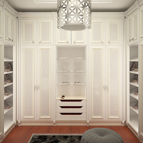 Klassischer begehbarer Kleiderschrank - MARMOLÀ - BRUMMEL - Holz / Stahl / maßgefertigt