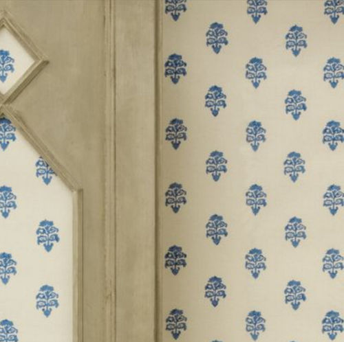 Moderne Tapete - CARCIOFINO - C&C MILANO - Stoff / Motiv / grau