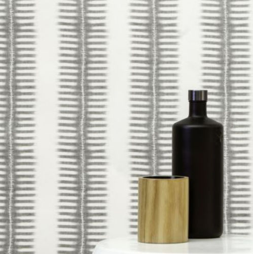 Moderne Tapete - ZIP ZIP - C&C MILANO - Stoff / Motiv / grau