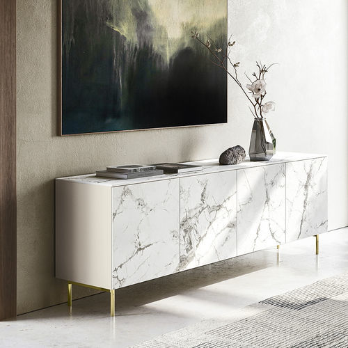 Modernes Sideboard - universal - calligaris - Holz / Metall / Marmor