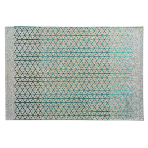 Moderner Teppich - apotema - calligaris - geometrisches Muster / Baumwolle / rechteckig