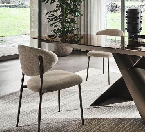 Moderner Stuhl - MANTA - calligaris - für den Innenbereich / für Wohnzimmer / Metall