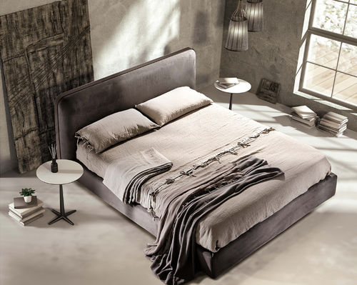 Doppelbett - ELVIS - CANTORI - modern / Polster / Leder