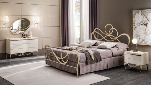Doppelbett - J'ADORE - CANTORI - Neobarock / Kopfteil / Schmiedeeisen