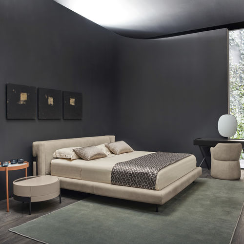 Bett / King Size - Valley - CANTORI - modern / Polster / gepolstertes Kopfteil