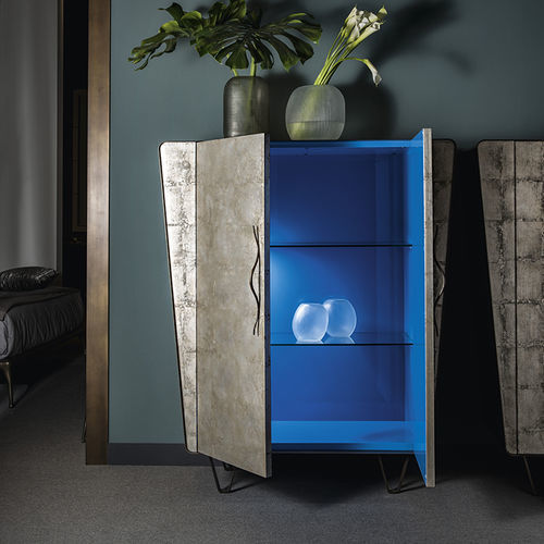 Hohes Sideboard - ICARO - CANTORI - modern / Holz / mit Regal