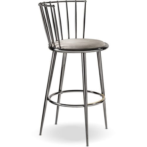 Moderner Barhocker - AURORA - CANTORI - Leder / Stoff / Samt
