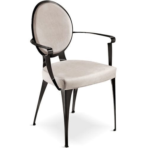 Moderner Sessel - MISS - CANTORI - Leder / Schaumstoff / Stoff