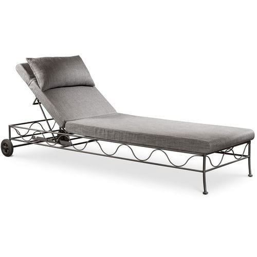 Stoff-Sonnenliege - BAHAMAS NEW - CANTORI - Eisen / für den Innenraum / mit abnehmbarem Bezug