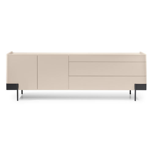 Modernes Sideboard - VALLEY - CANTORI - Metall / Holz / lackiertes Holz