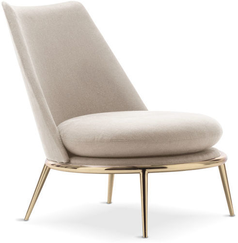 Klassischer Sessel - AURORA - CANTORI - Samt / Trevira CS® / Leder