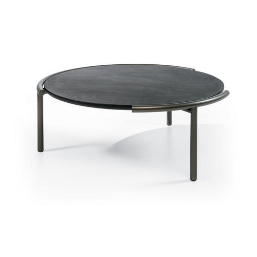Moderner Couchtisch - CLOUD - CANTORI - Metall / Glas / Gestell aus Metall