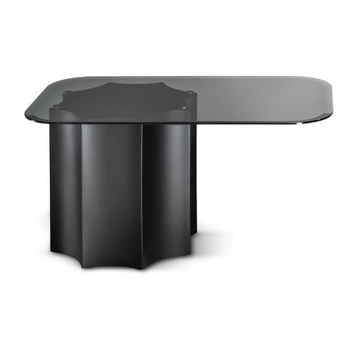Moderner Couchtisch - FLORIO - CANTORI - Metall / Stahl / Glas